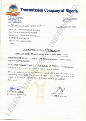 completion certificate