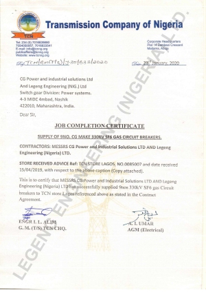 completion certificate